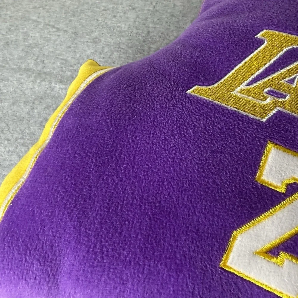 NBA Laker Kobe Bryant Jersey Shape Throw Pillow Room Decor‎ 24 Collectible